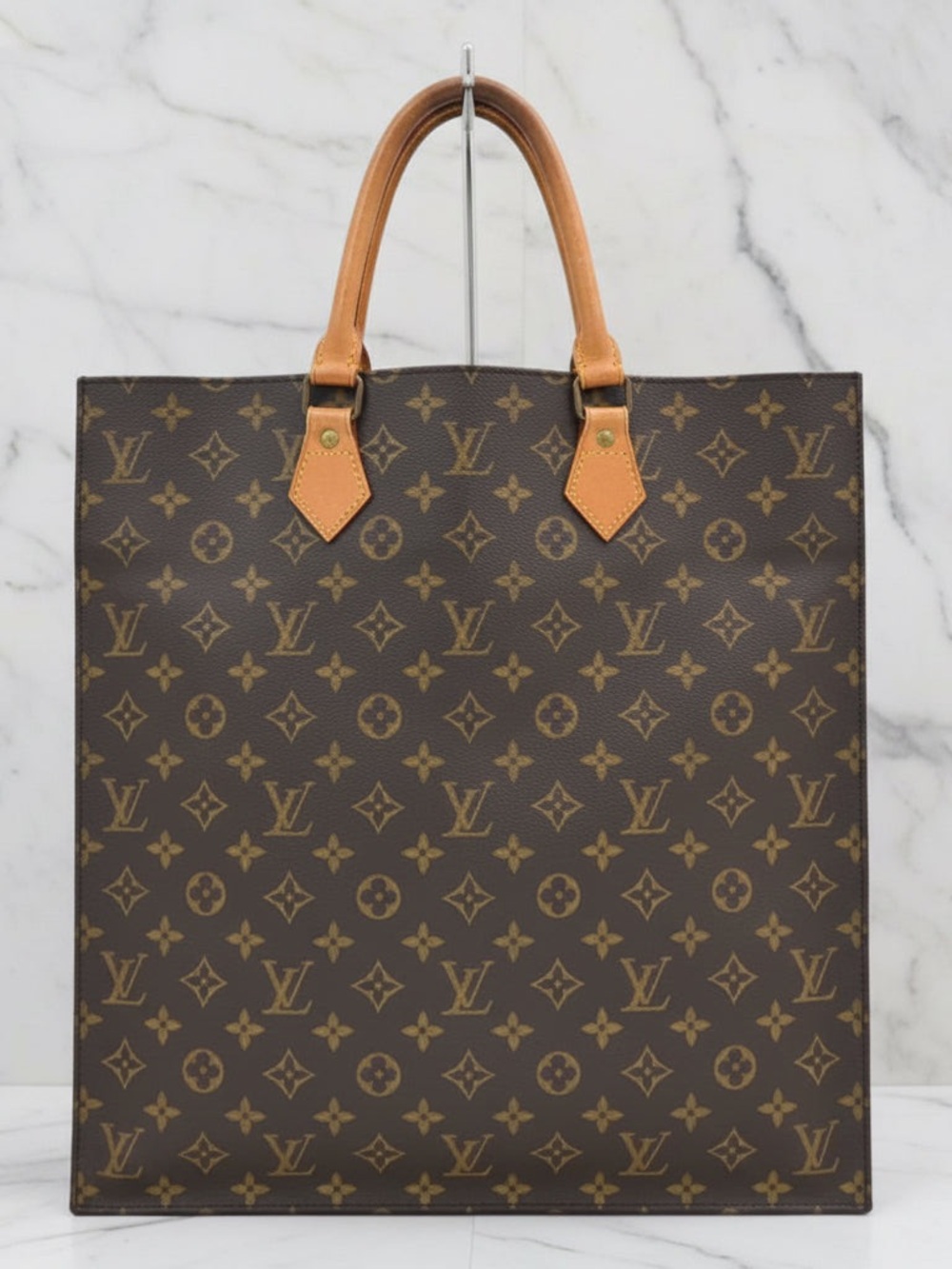 Authentic Louis Vuitton n Monogram Sac Plat Handbag SALE SALE